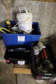 Miscellanious Lot of Can Holders, Cawk, Plumbing Elbow Pipes etc
