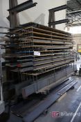 Heavy Duty Steel Cantilever Rack w/ Contents