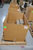Pallet Lot of Small Part Bins, Vice, Electrical Supplies, etc.