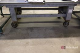 (2) 8' Wooden Workshop Benches, (1) 10' Wooden Workshop Benches
