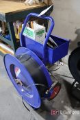 Uline Pallet Banding Cart, Plastic w/ Banding Tools & Clips