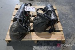 Pallet Lot of (2) CM Model F 1/2-Ton Electric Chain Hoists