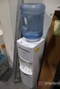 Primo Hot / Cold Water Dispenser w/ Crates & Empty Bottles