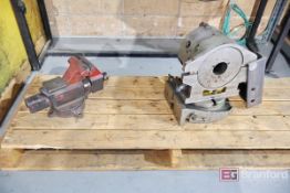 Rotary Table w/ Mounted 3-Jaw, 8