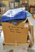 Pallet Lot of Tarps, Spill Blankets, Spill Kits & Moving Blankets