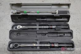 (2) Husky Pro 39103 Torque Wrenches/Torque Wrench w/ Husky Case