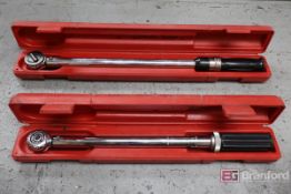 (2) KD Tools Micrometer Type Torque Wrenches