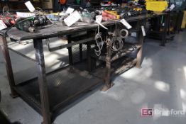 Custom Fabricated Heavy Duty Steel Welders Bench