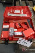 Hilti DX E72 Fastening System w/ Accessories & Case