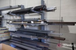 Heavy Duty Steel Cantilever Rack w/ Contents