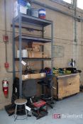 Custom Cabinet w/ Contents, Shelving Unit w/ Contents