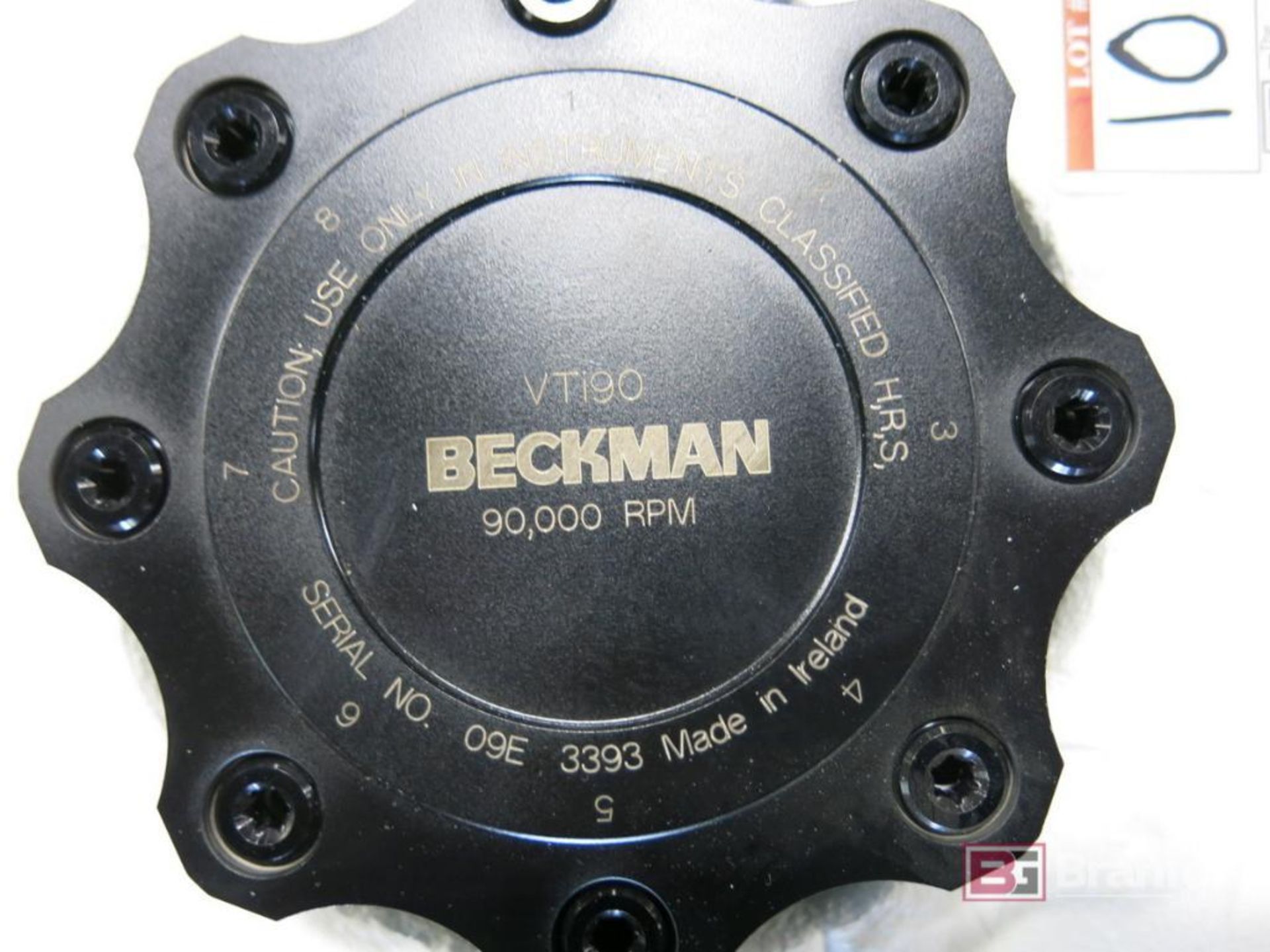 Beckman VTI90 90,000-RPM Fixed Angle Vertical Rotor - Image 2 of 2