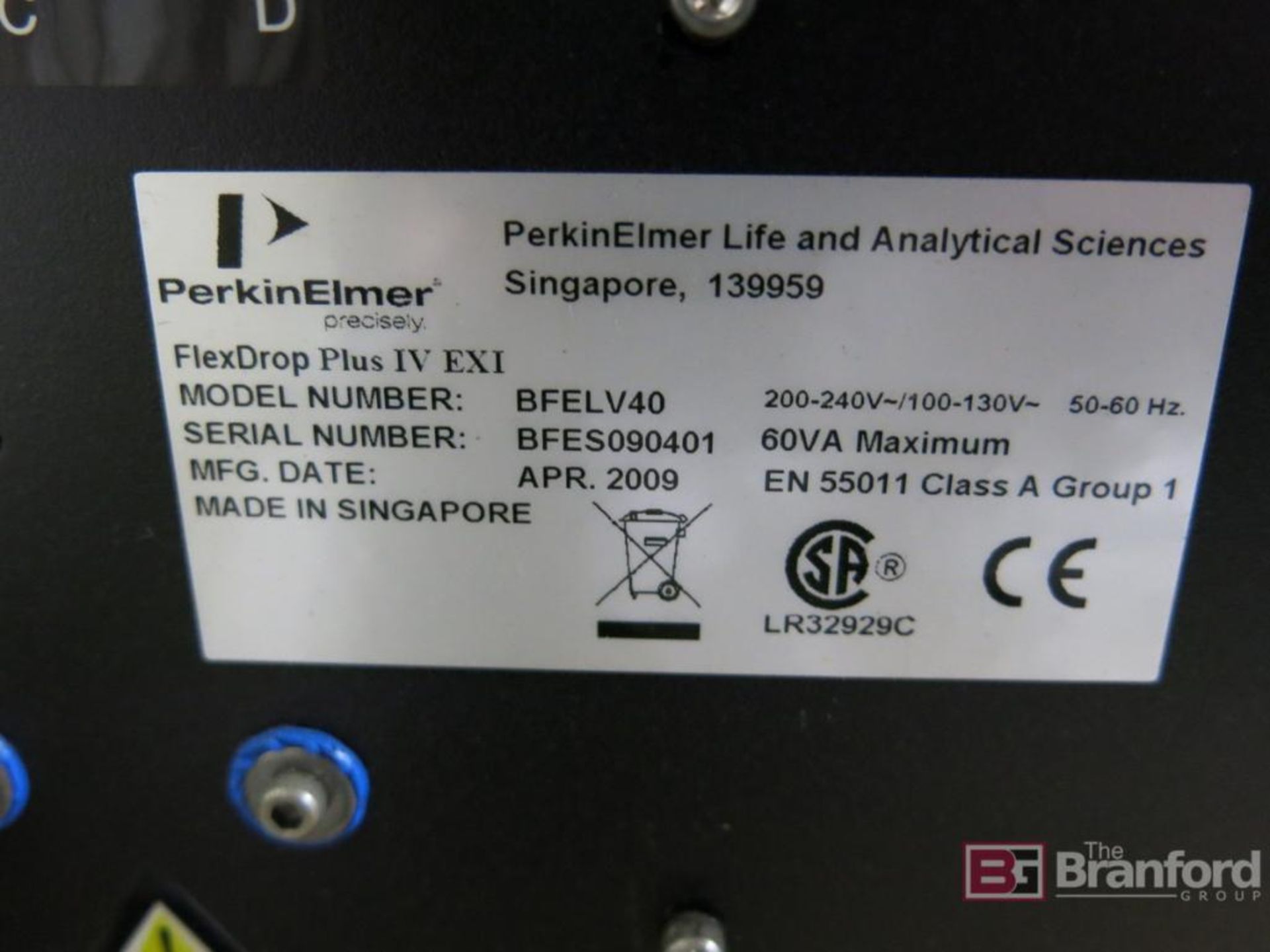 Perkin Elmer Flexdrop Plus IV EX1 Model BFELV40 - Image 4 of 4