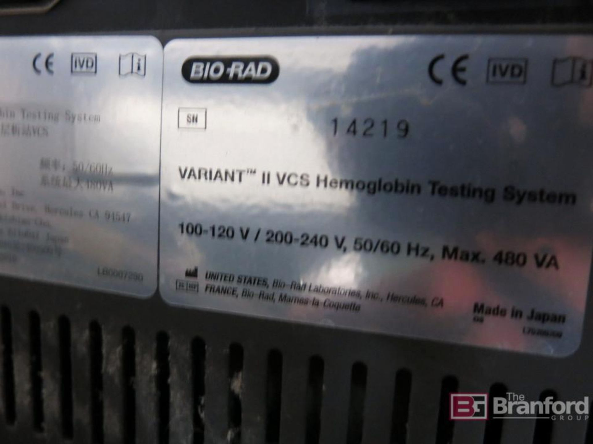 Biorad Variant 2 Turbo Hemoglobin Testing System - Image 7 of 18
