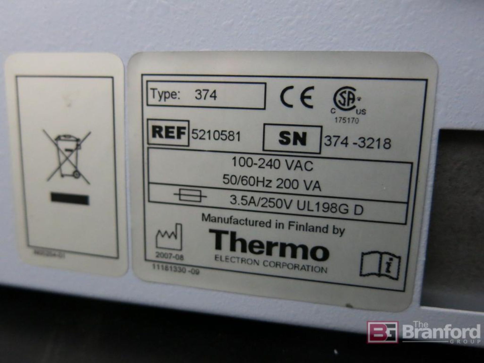 Thermo Electron Corp. Fluoroskan Ascent Type 374 Fluorescence & Luminescence System - Image 3 of 6