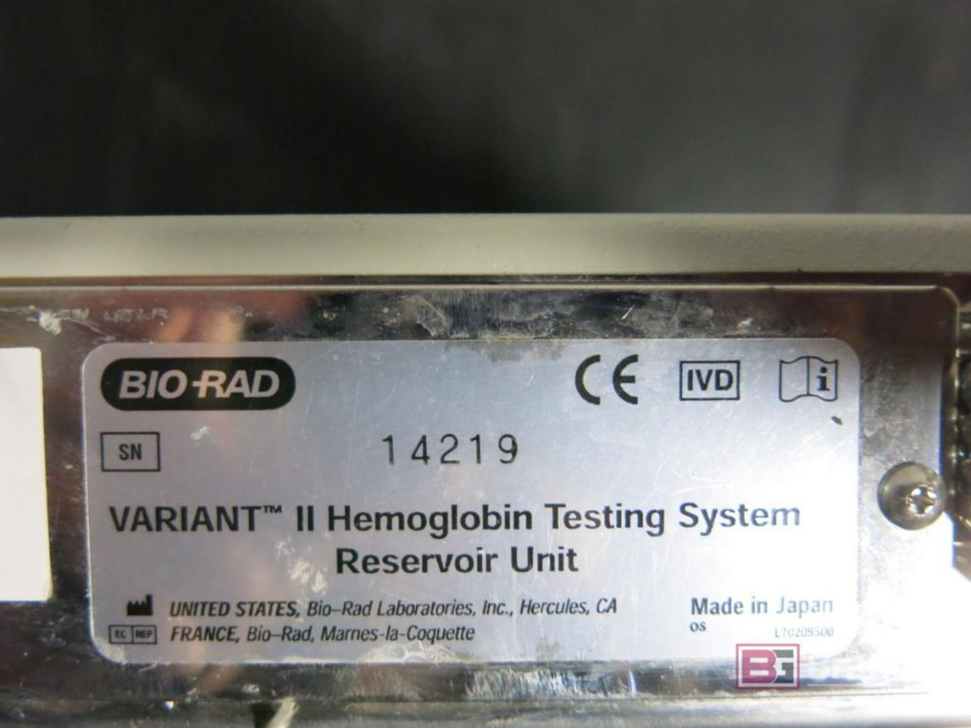 Biorad Variant 2 Turbo Hemoglobin Testing System - Image 18 of 18