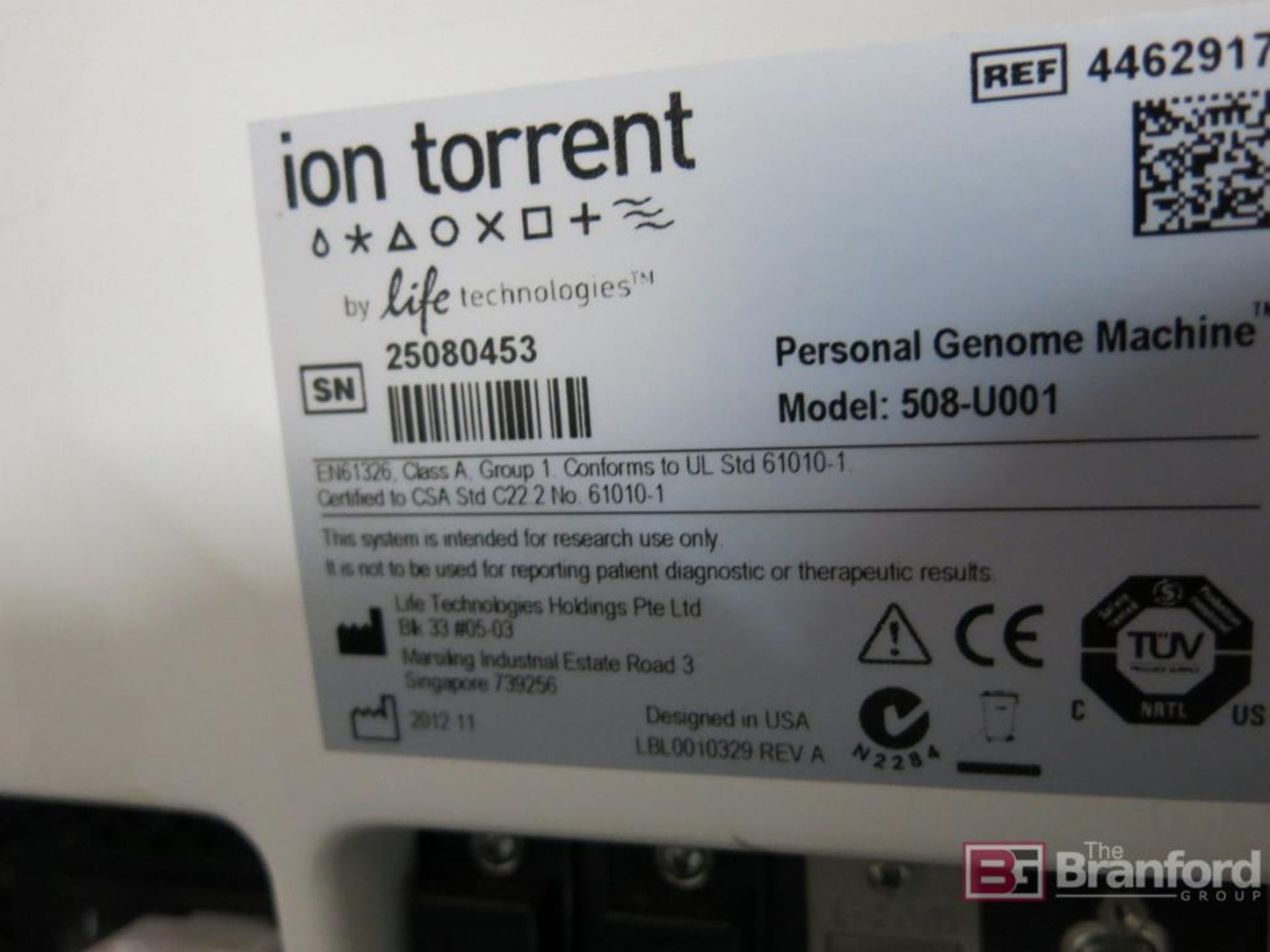 Life Technologies Ion Torrent Personal Genome Machine (PGM) - Image 5 of 5