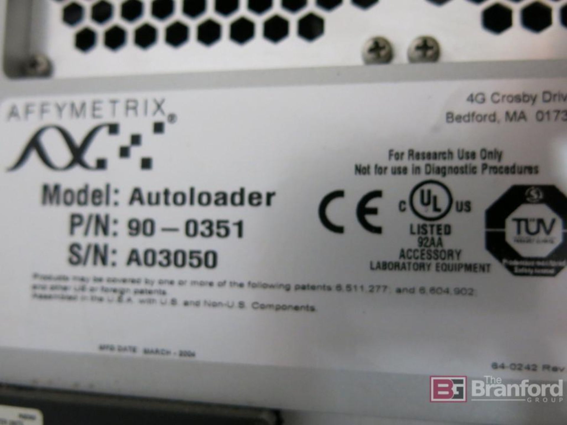 Affymetrix Gene Chip Scanner 3000; w/ Affymetrix Autoloader - Image 4 of 4