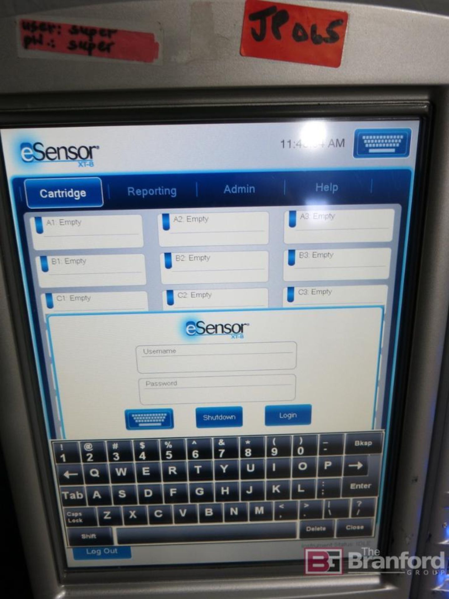 Genmark DX, (1) E Sensor XT8 w/ (24) Stations, POC Analyzer - Image 3 of 7
