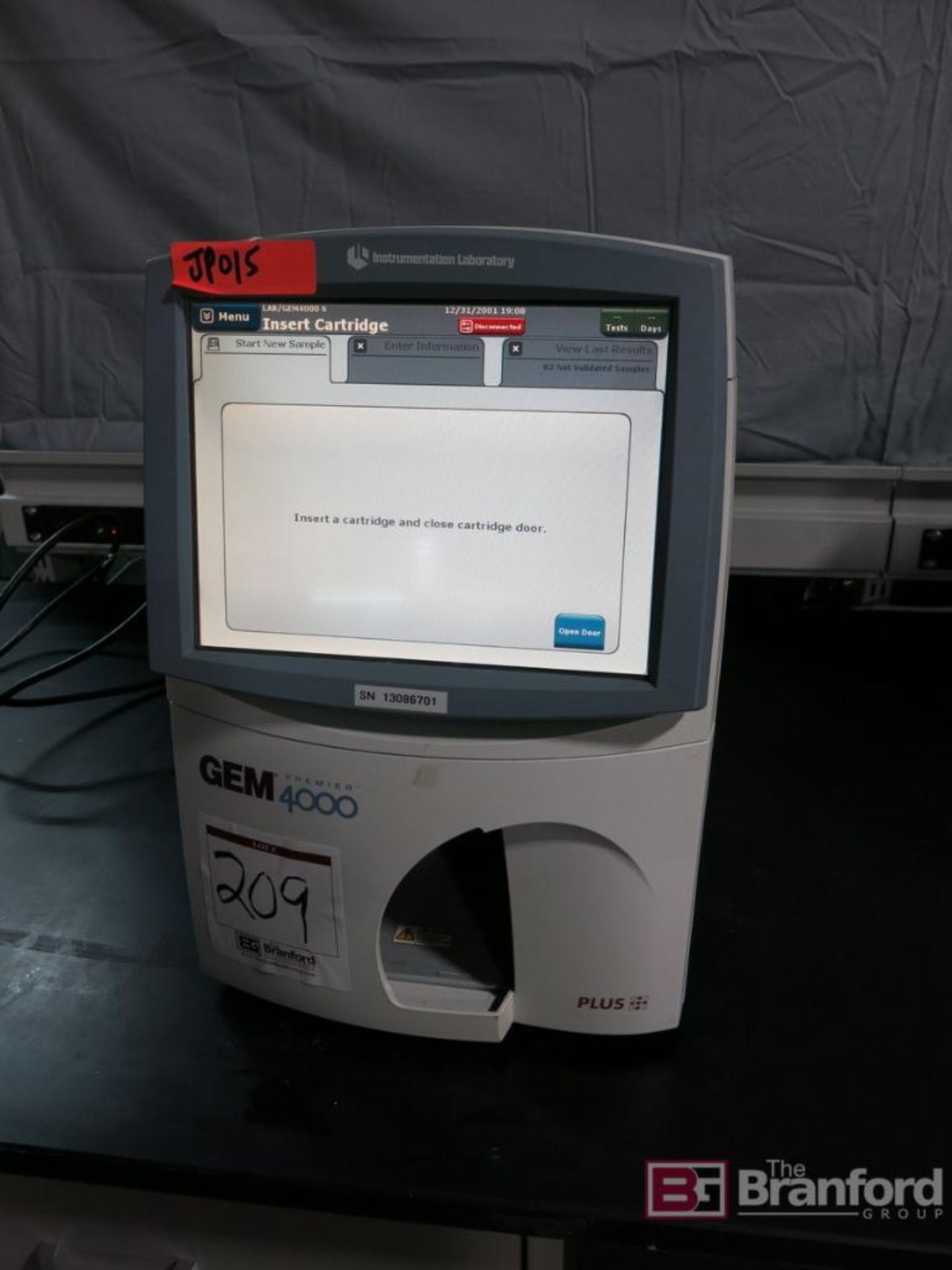 Instrumentation Laboratory Gem Premier 4000 Plus Blood Gas Analyzer