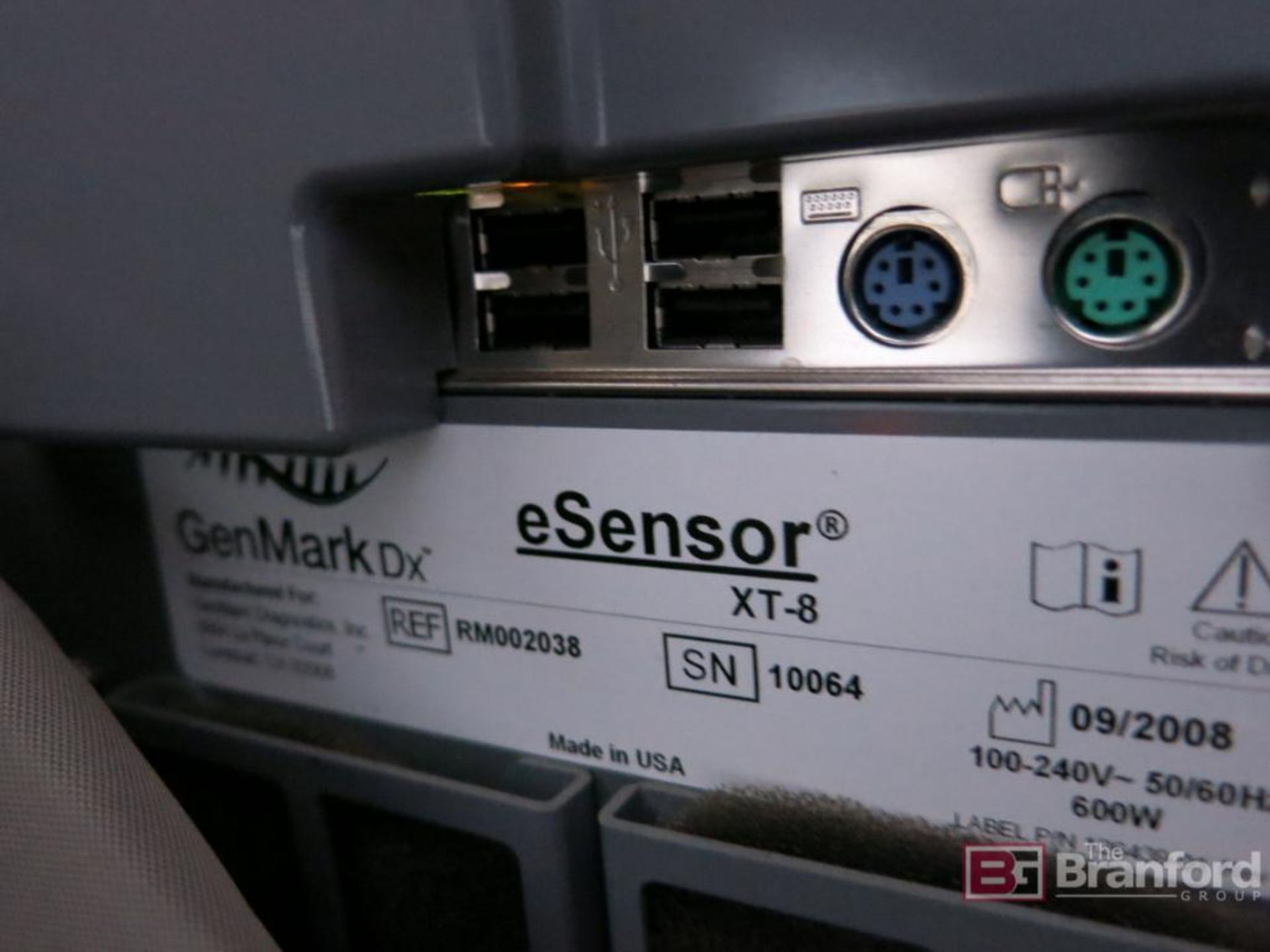 Genmark DX, (1) E Sensor XT8 w/ (24) Stations, POC Analyzer - Image 7 of 7