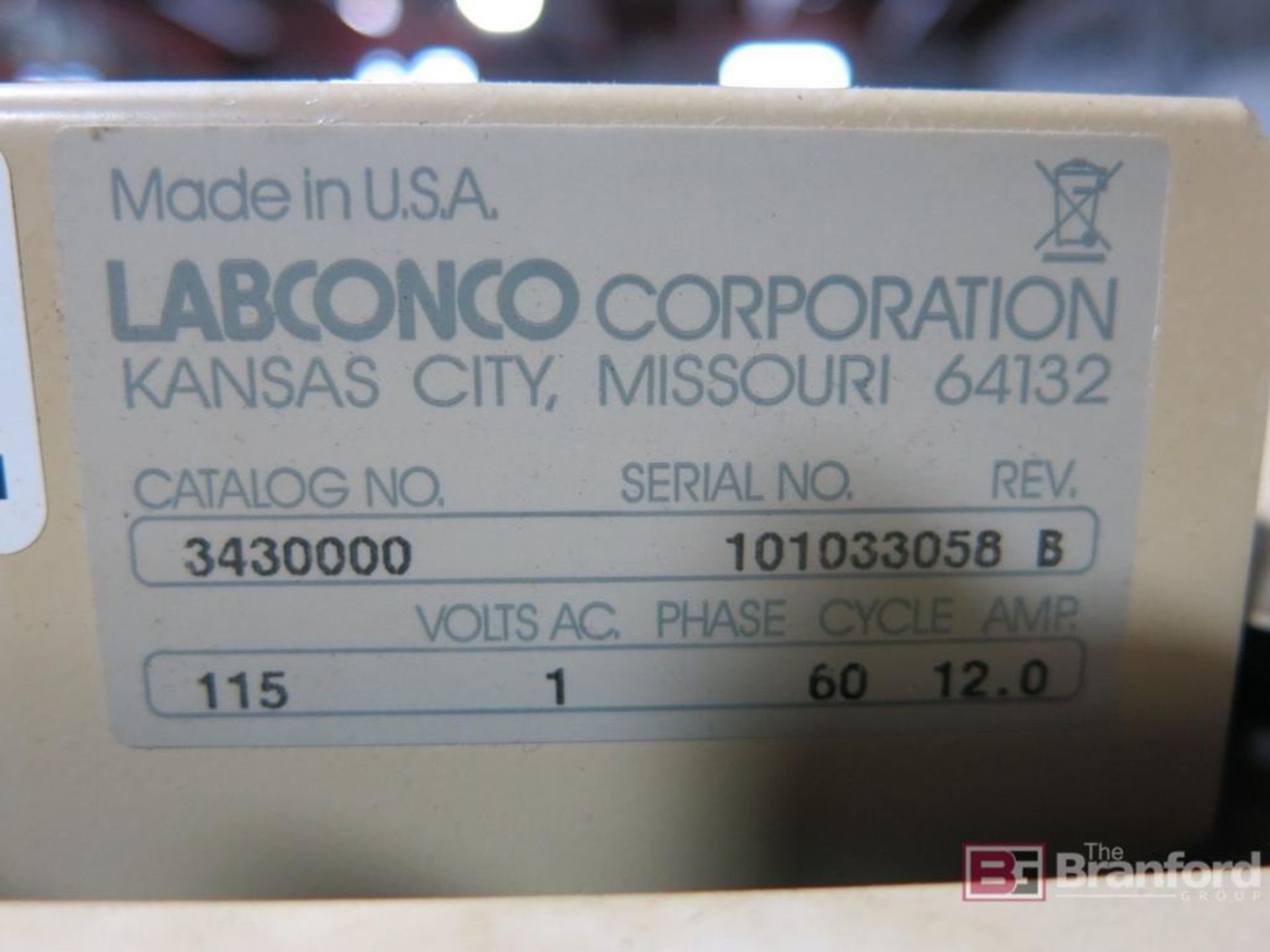 Labconco 3' Free Standing Environmental Hood - Image 4 of 4
