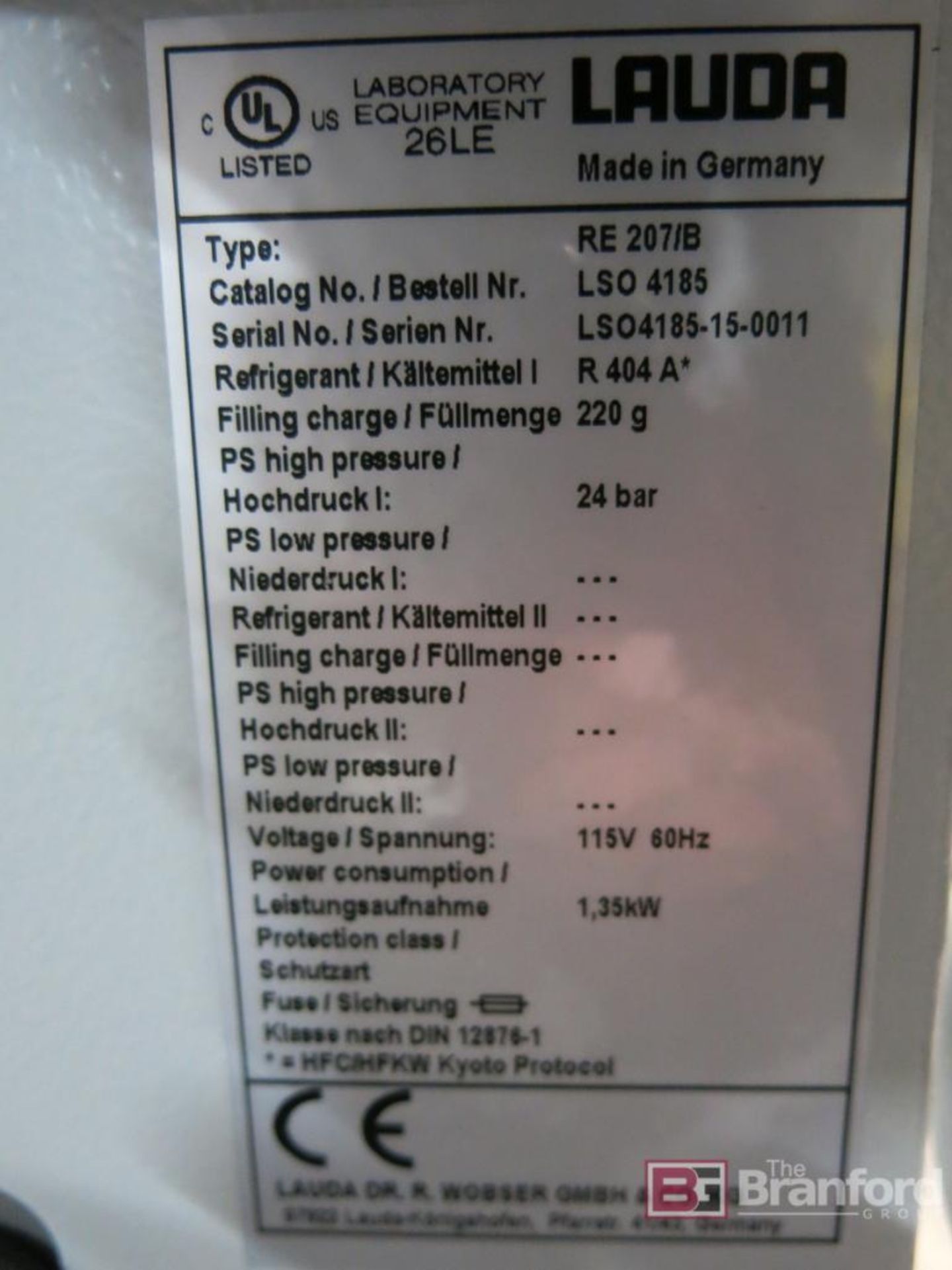 Lauda Ecoline Model RE207/B Refrigerated & Heated Water Bath Circulator - Image 8 of 8
