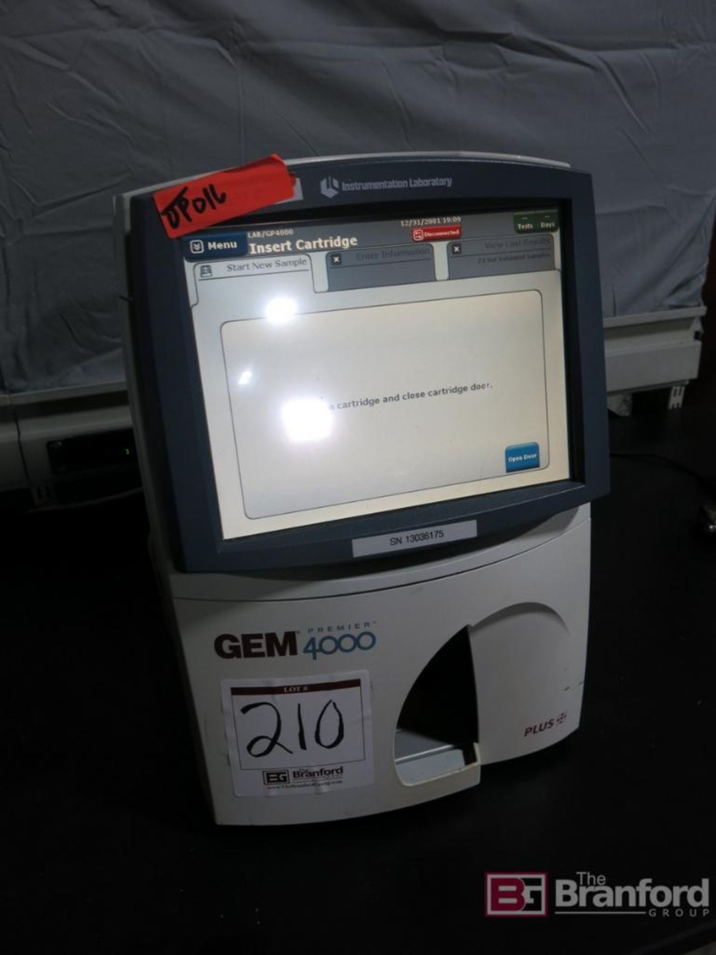 Instrumentation Laboratory Gem Premier 4000 Plus Blood Gas Analyzer