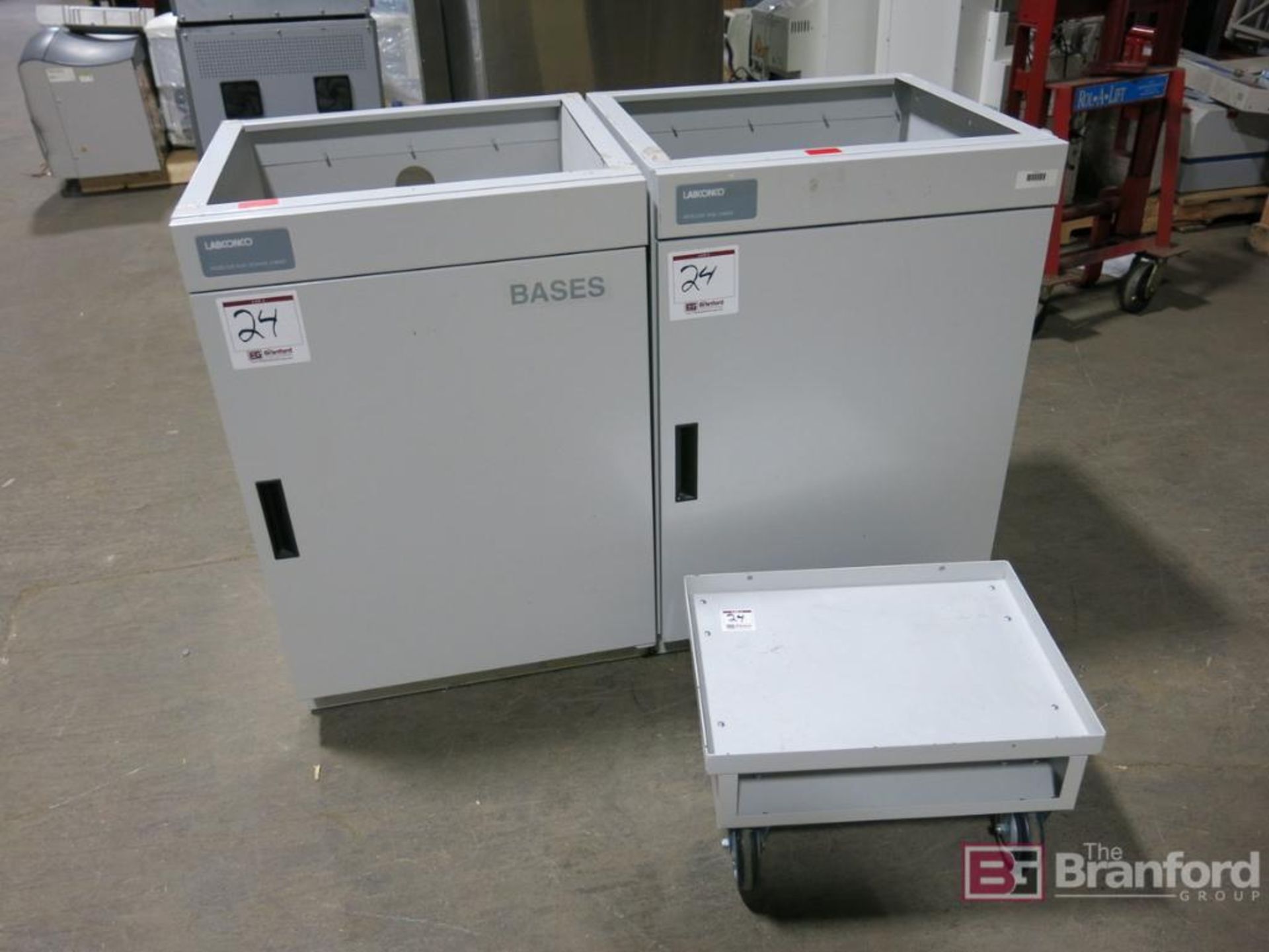Lot of (2) Labconco Storage Base Units, Model 990130024573