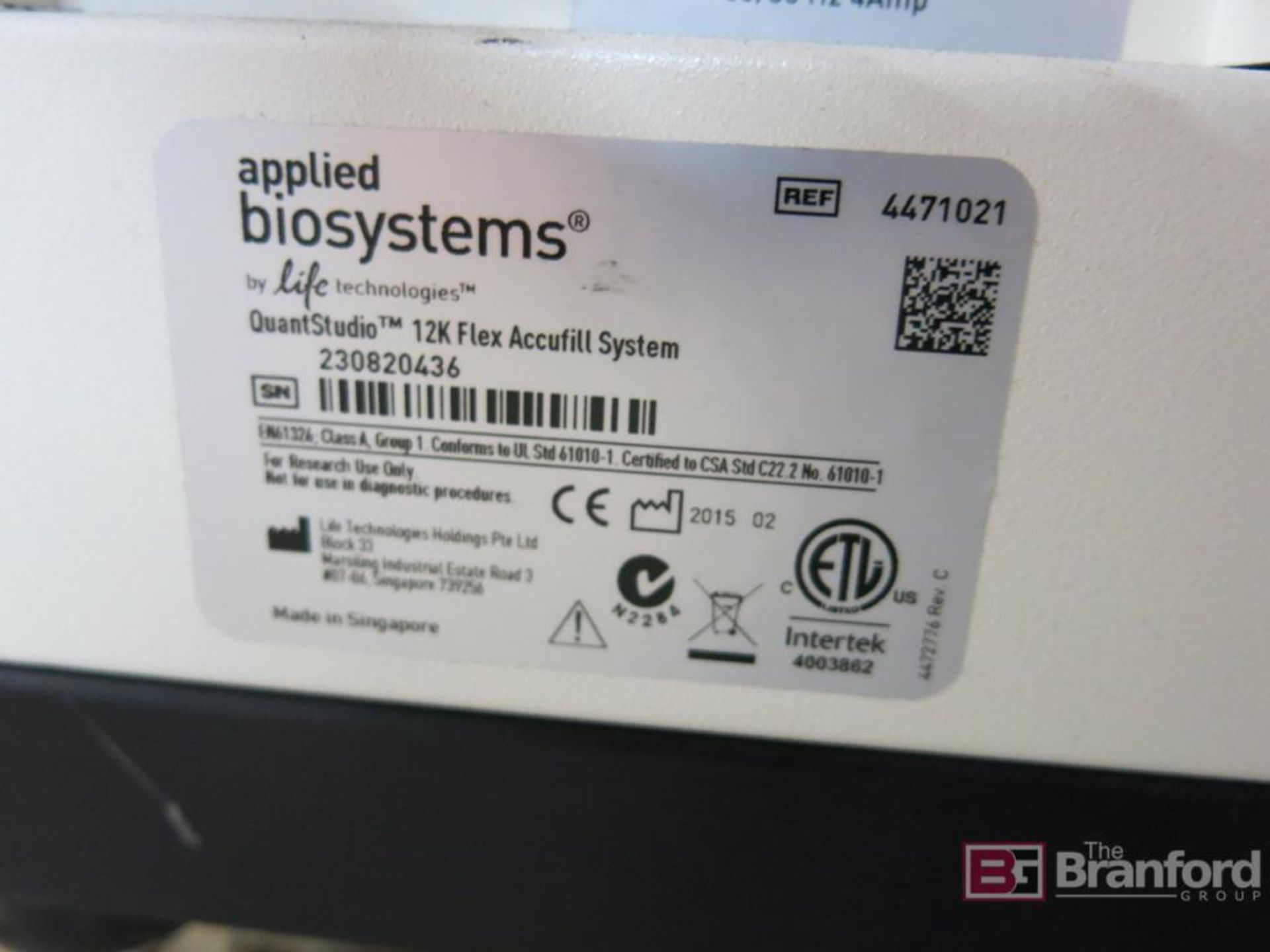Applied Biosystems by Life Technologies QuantStudio 12K Flex Autofill System - Image 3 of 3