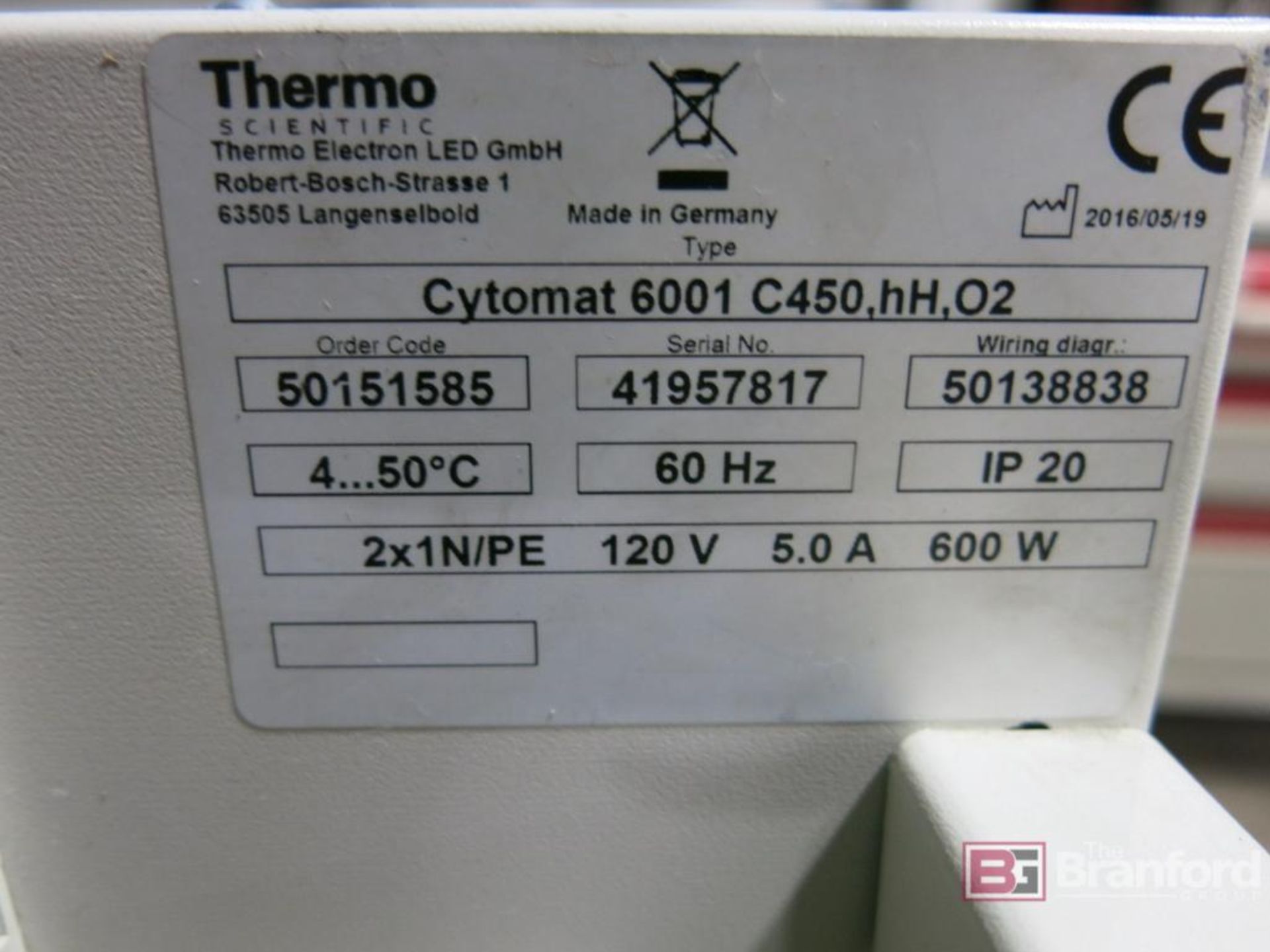 Thermo Scientific Cytomat 6001 C450.hH.02 Automated Incubator - Image 6 of 6