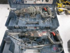 (2) Bosch Bulldog Hammer Drills