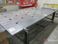 10' x 5' Heavy Duty Castered 1' Top Welding Table