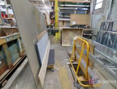 Lot of Assorted Panel Carts w/ Glass & Mirrors