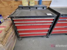 Amada 5-Drawer Lista Style Cabinet, w/ Press Brake Tooling