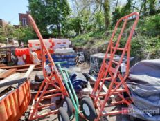 (2) Tiltable Material Carts w/ Picks