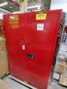 U-Line H-2219M-R 2-Door Flammable Liquid Storage Cabinet