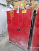 U-Line H-2219M-R 2-Door Flammable Liquid Storage Cabinet