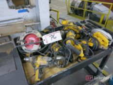 Large Lot of DeWalt Electric Tools