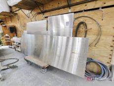 Panel Cart, w/ Assorted Aluminum Sheets