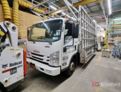 Isuzu NPR Cab Over Glass Panel 16' Flatbed Truck (2019)