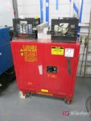 Uline Model H-4177SR Flammable Liquid Storage Cabinet