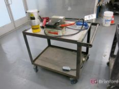 Enerpac Hydraulic Crimper w/ Power Team SPX Pneumatic Hydraulic Pump