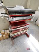 Rack w/ Assorted Press Brake Dies