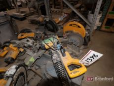 DeWalt 10"-12" Compound Mitre Saws, w/ [1] DeWalt Chop Saw