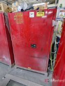 U-Line H-2219M-R 2-Door Flammable Liquid Storage Cabinet