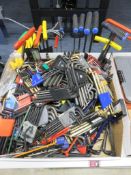 Lot of Assorted Allen/Hex Wrench Sets