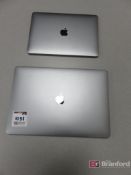 Lot of (2) Apple MacBook A1990 and A1534 Laptop Computers