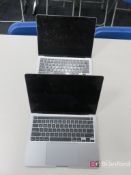 Lot of (2) Apple MacBook Air A2179 and MacBook Pro A2338 Laptop Computers