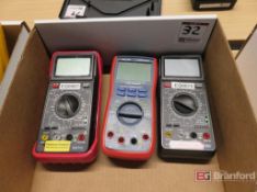 Lot of (3) Multimeters